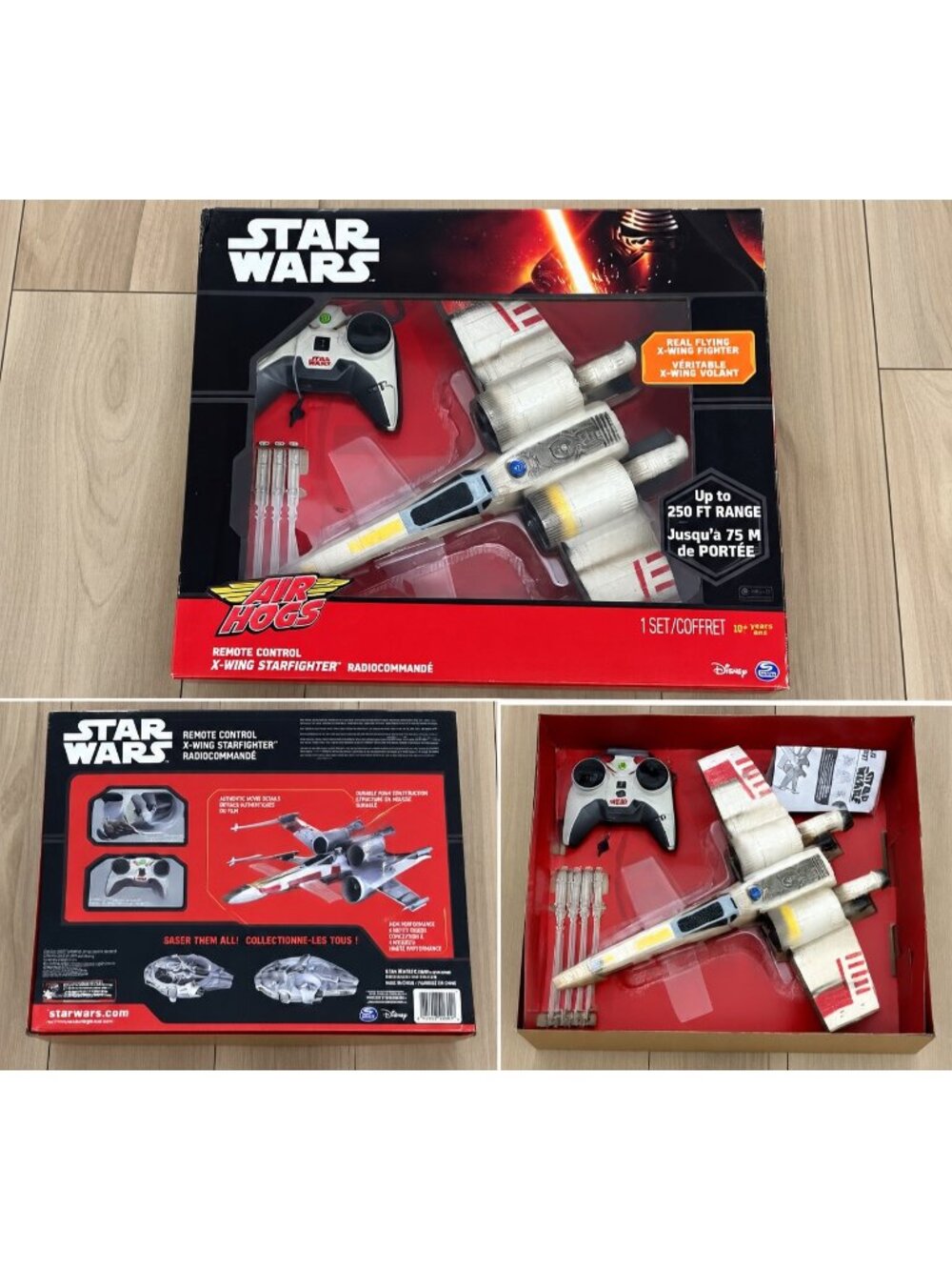 Star Wars Air Hogs Remote Control X-Wing Starfighter NIB 2015